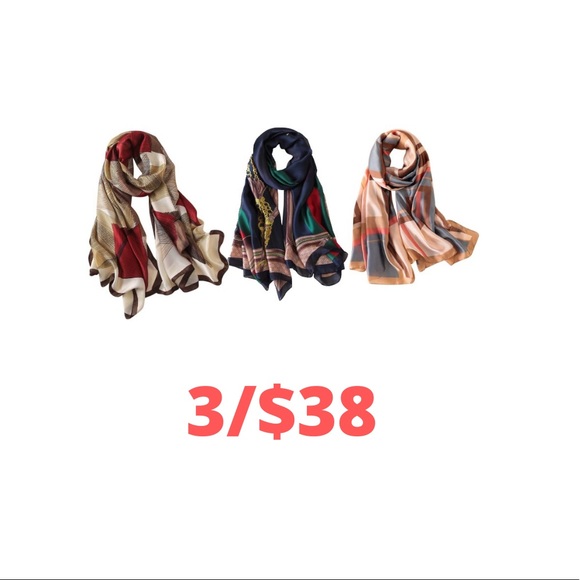 3/$38 Scarves. Scarves Bundle 3/$38 - Picture 1 of 9